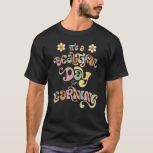 T-shirt C'est une belle journée pour apprendre Retro Teach