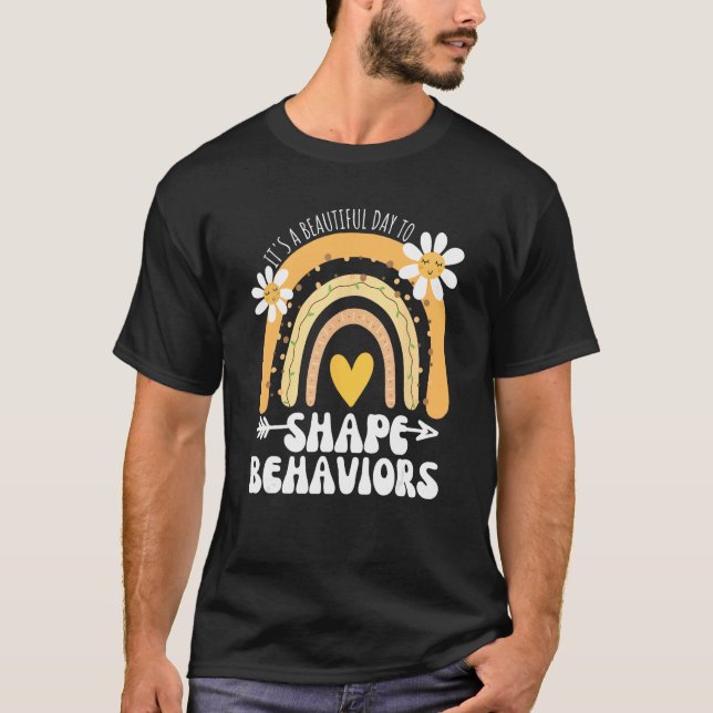 T-shirt C'est une belle journée pour façonner les comporte (Devant)