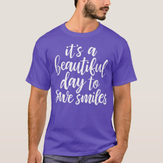 T-shirt C'est une belle journée pour sauver des sourires D