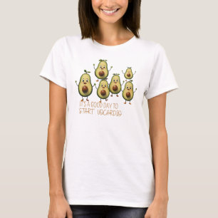 T-shirt C'est une bonne journée pour commencer Avocardio –