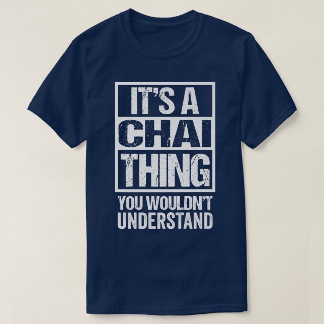 T-shirt C'Est Une Chai Que Vous Ne Comprendriez Pas L'Indi (Design devant)