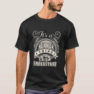 T-shirt C'Est Une Chanah Que Tu Ne Comprendrais Pas Hannah