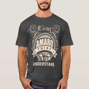 T-shirt C'est une chose AMARO que vous ne comprendriez pas