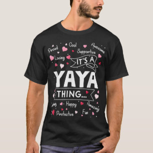 T-shirt C'est une chose amusante de Yaya de dire de mignon