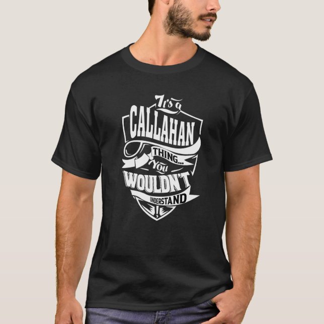 T-shirt C'est une chose Callahan (Devant)