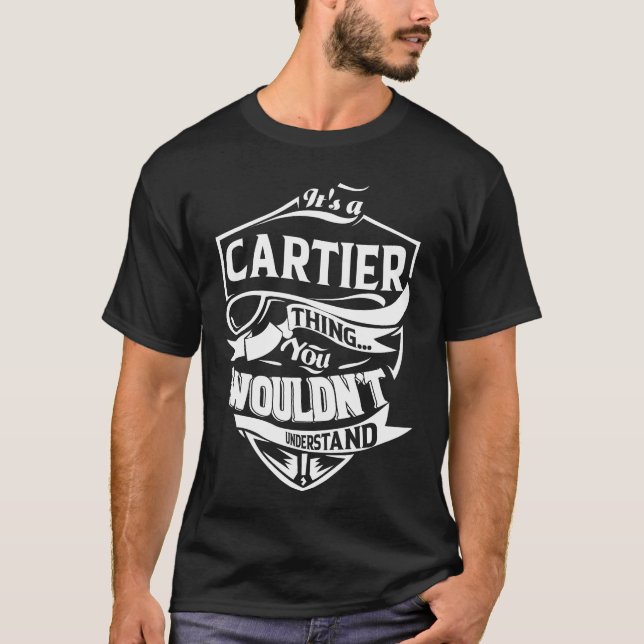 T-shirt C'est une chose CARTIER que vous ne comprendriez p (Devant)