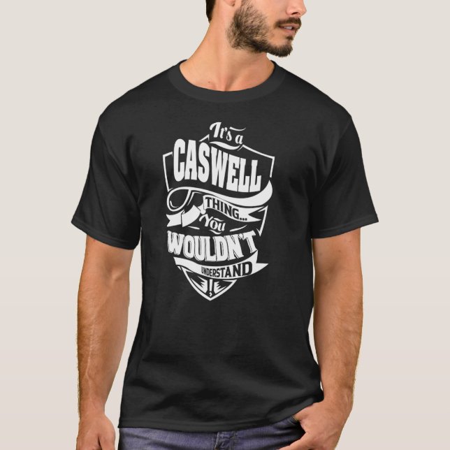 T-shirt C'est une chose CASWELL (Devant)