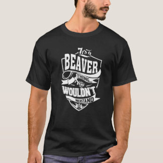 T-shirt C'est une chose de castor