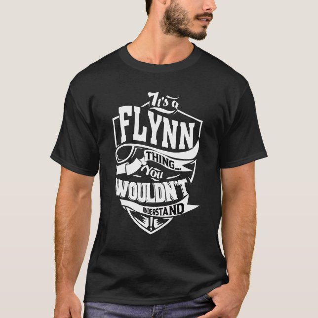 T-shirt C'est une chose Flynn (Devant)