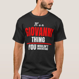 T-shirt C'est une chose Giovanni que vous ne comprendriez