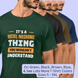 T-shirt C'est une chose mécanique diesel - ne comprendrait