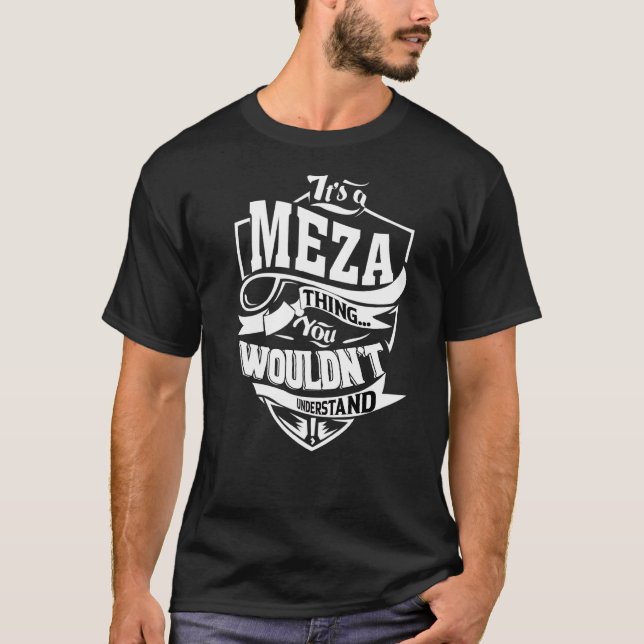 T-shirt C'est une chose Meza (Devant)