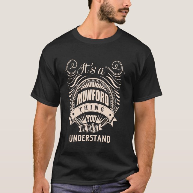 T-shirt C'est une chose MUNFORD Cadeaux (Devant)