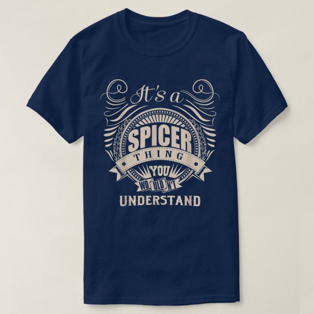 T-shirt C'est une chose plus épicée que vous ne comprendri (Design devant)