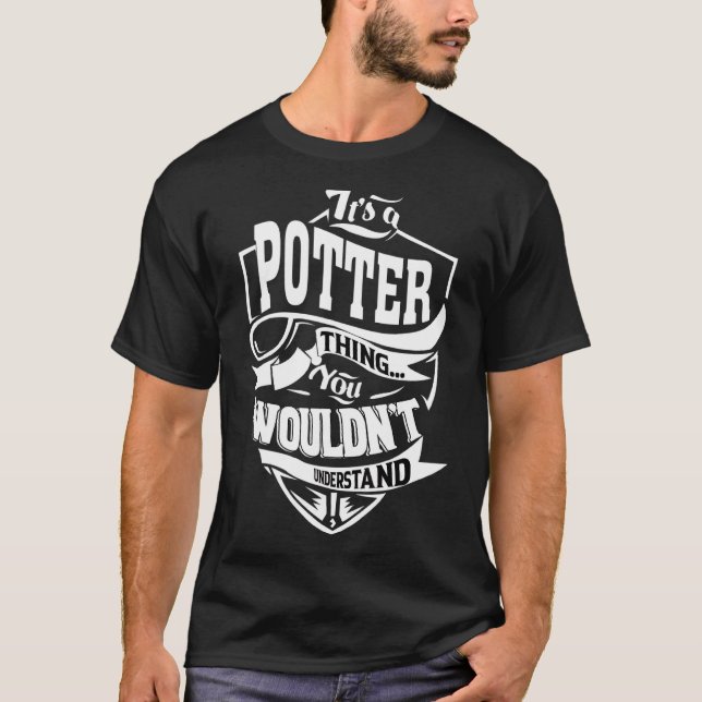 T-shirt C'est une chose potter (Devant)