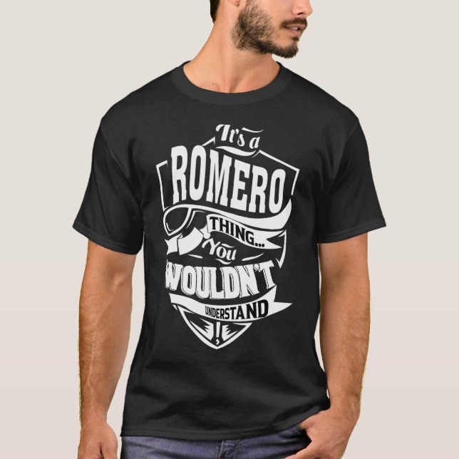 T-shirt C'est une chose romero (Devant)