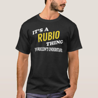 T-shirt C'est une chose RUBIO que vous ne comprendriez pas