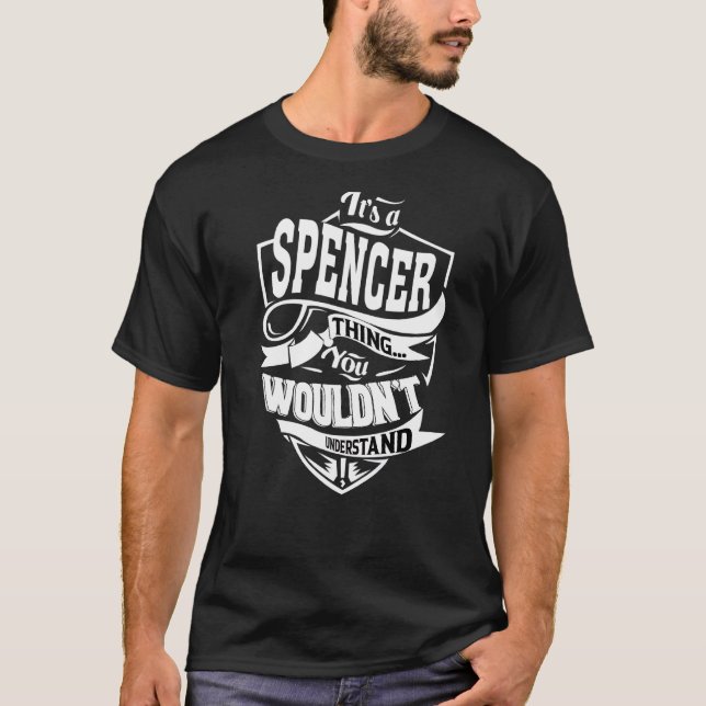 T-shirt C'est une chose Spencer (Devant)