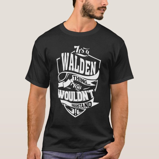 T-shirt C'est une chose Walden (Devant)