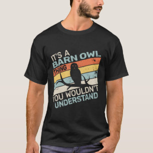 T-shirt C'Est Une Chouette D'Écorce Qui Regarde Les Oiseau