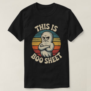 T-shirt C'est une feuille de Boo Drôle de fantôme rétro