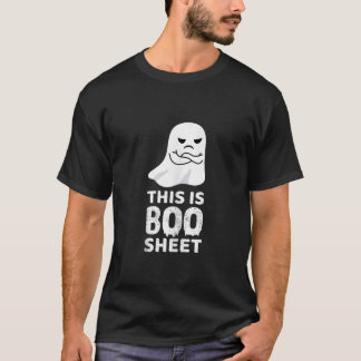 T-shirt C'est une feuille de seins fantôme en colère pares