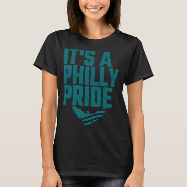 T-shirt C'est une fierté PHILLY montre l'amour pour la vil (Devant)