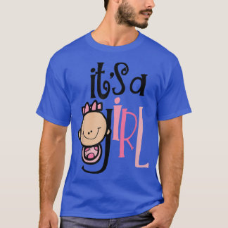 T-shirt C'est une fille Révéler le genre Révéler le genre