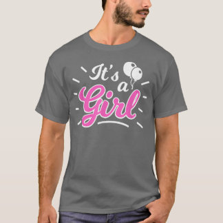 T-shirt C'est une fille Révéler les cadeaux de fête de sex