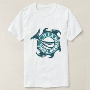 T-shirt C'est une histoire de sirène
