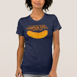 T-shirt C'est une journée de Kinda pour pépins Citrouilles