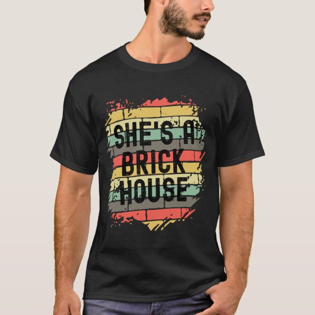 T-shirt C'est une maison en briques (Devant)