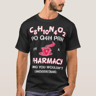 T-shirt C'est une pharmacie Pharm Tech Caféine