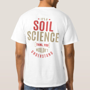 T-shirt C'est une science du sol. Idées cadeaux