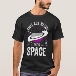 T-shirt Cet As A Besoin De Leur Espace Asexualité Saturne