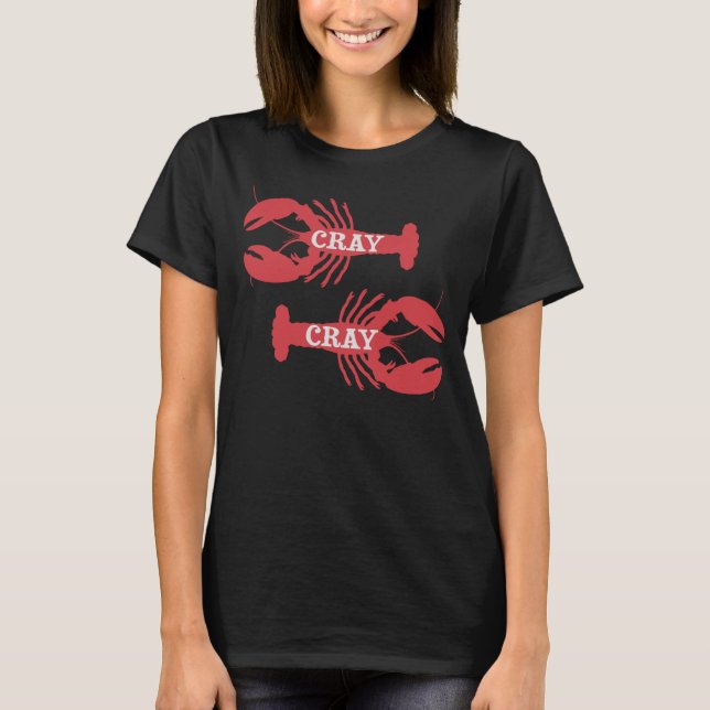 T-shirt Cet écrevisse Cray Crustacé (Devant)