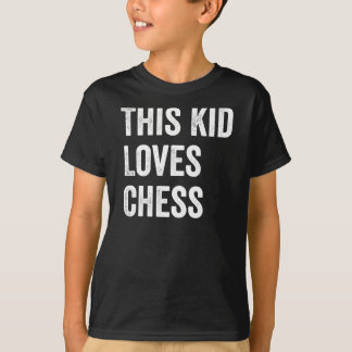 T-shirt Cet Enfant Aime L'Amoureux Des Échecs