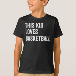 T-shirt Cet Enfant Aime L'Amoureux Du Basket