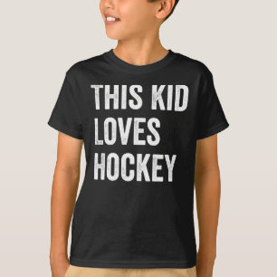 T-shirt Cet Enfant Aime L'Amoureux Du Hockey