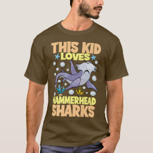 T-shirt Cet enfant aime les requins-marteaux I Enfants Req