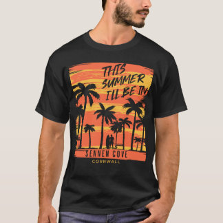 T-shirt Cet été, je serai à Sennen Cove Cornwall Surfin
