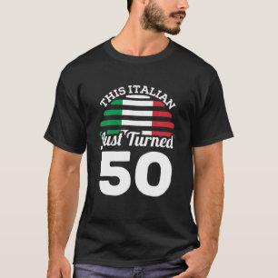 T-shirt Cet Italien Vient De Tourner 50 Italie 50E Anniver