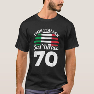 T-shirt Cet Italien vient de tourner 70 Italie 70e anniver