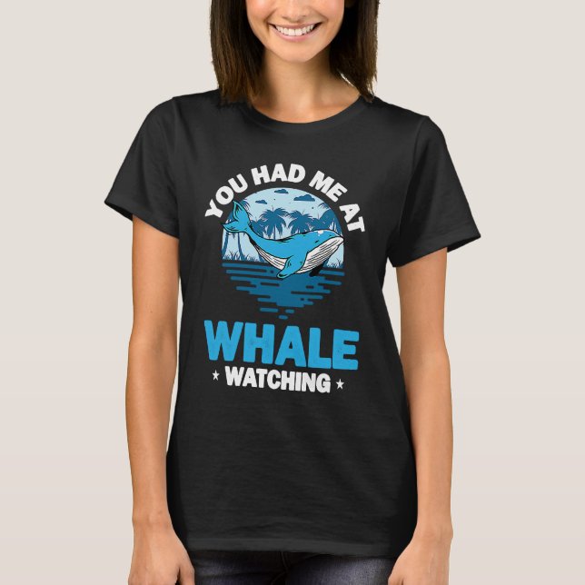 T-shirt Cetacean Orca Whale Watching  4 (Devant)