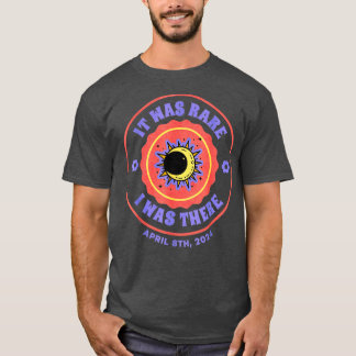 T-shirt C'était rare que j'étais là à l'éclipse 2024