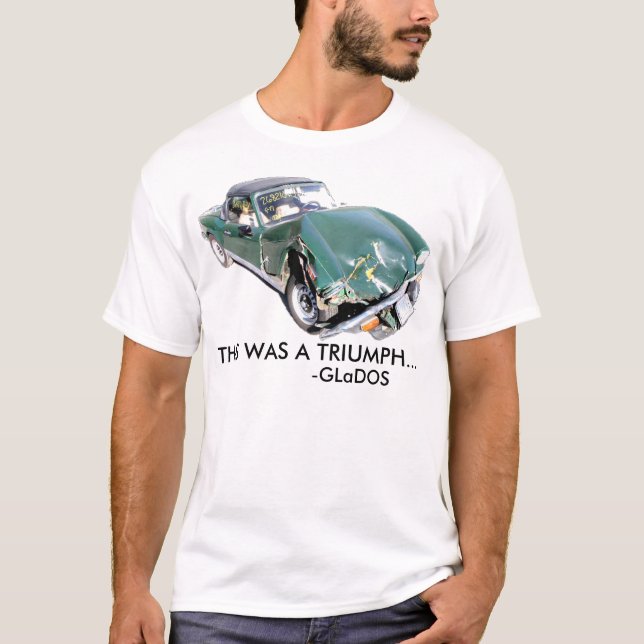 T-shirt C'était une chemise de Triumph (Devant)