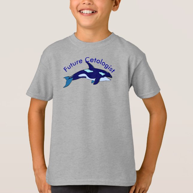T-shirt Cétologue de l'avenir Baleine tueuse (Devant)