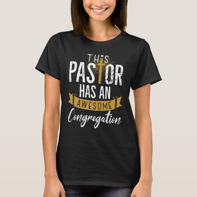 T-shirt Cette application pour pasteur a une congrégation  (Devant)