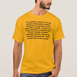 T-shirt Cette article, section ou être contient l'informa…