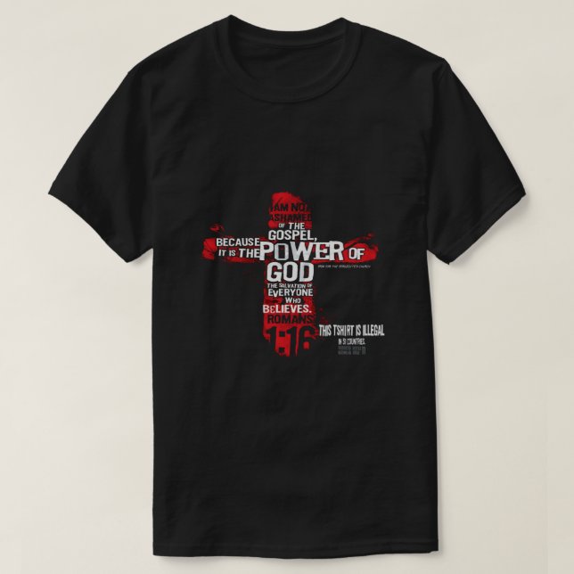 T-shirt Cette chemise est illégale dans (Design devant)